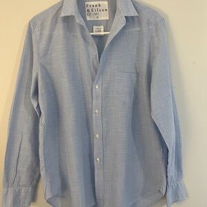 Frank & Eileen Light Blue Gingham Women’s Shirt